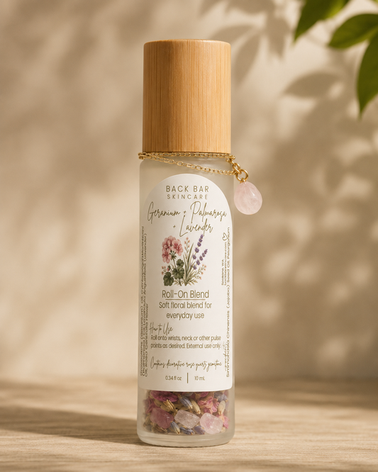 Lavender + Geranium + Palmarosa Essential Oil Roll-On
