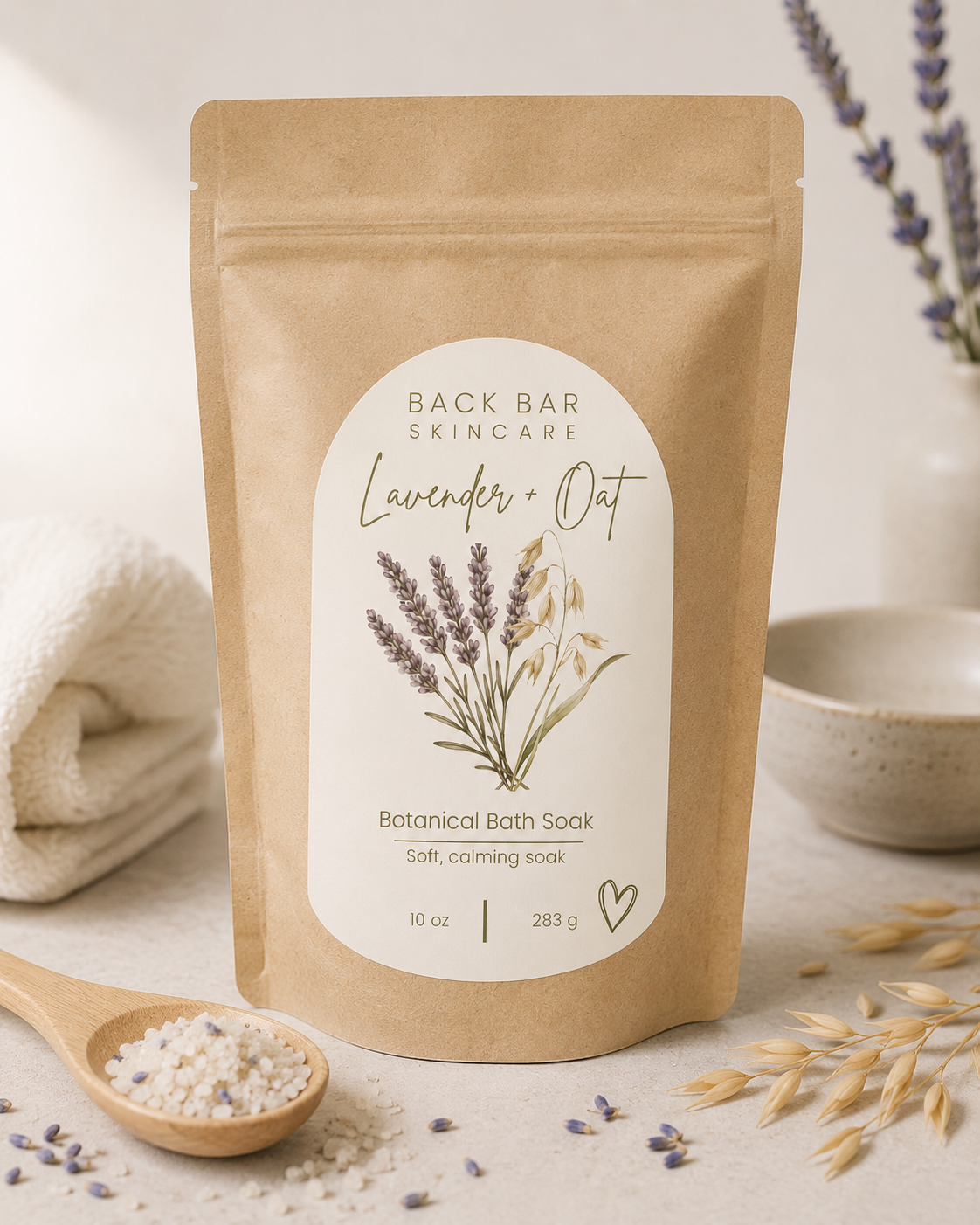 Lavender + Oat Bath Soak