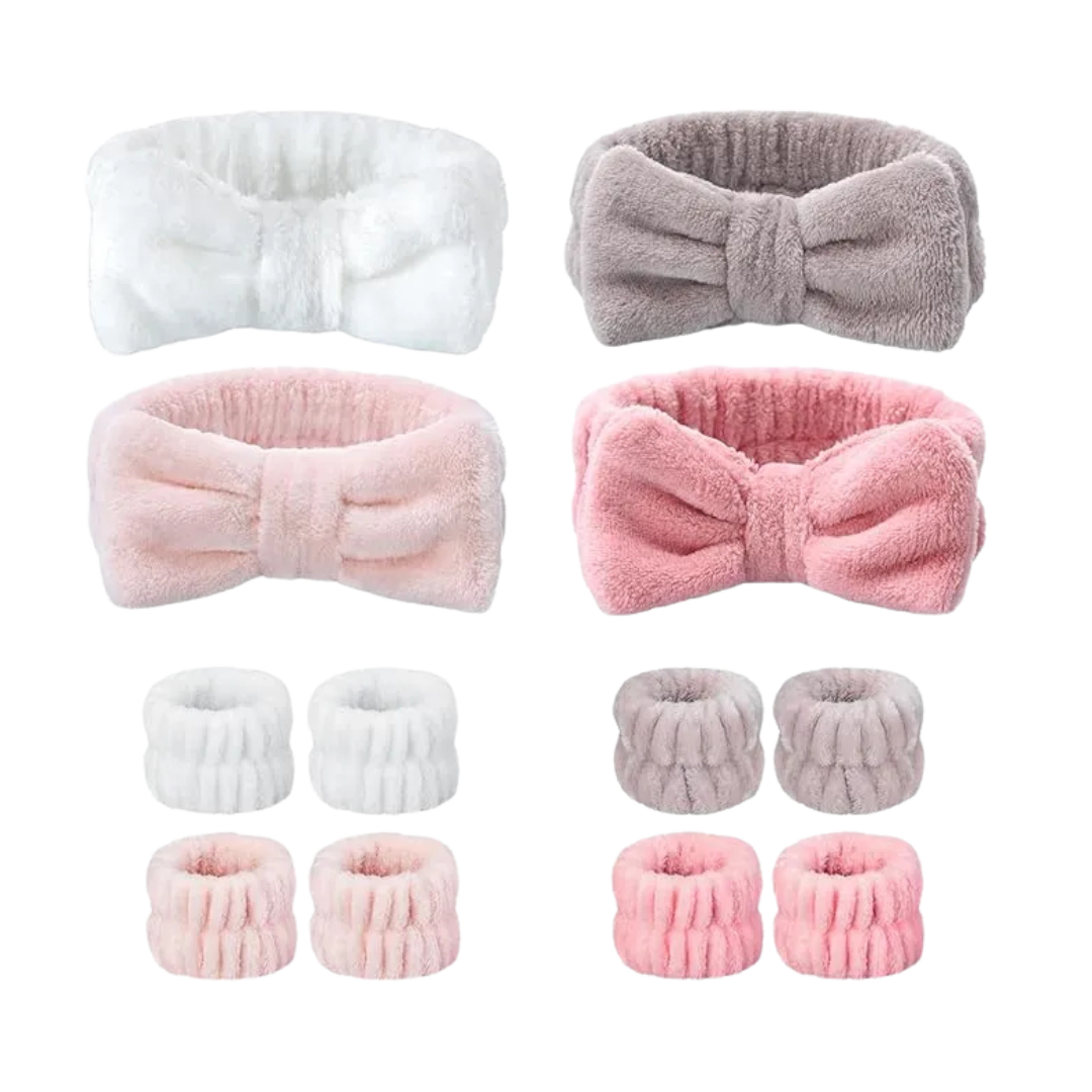 Plush Headband + Wristbands