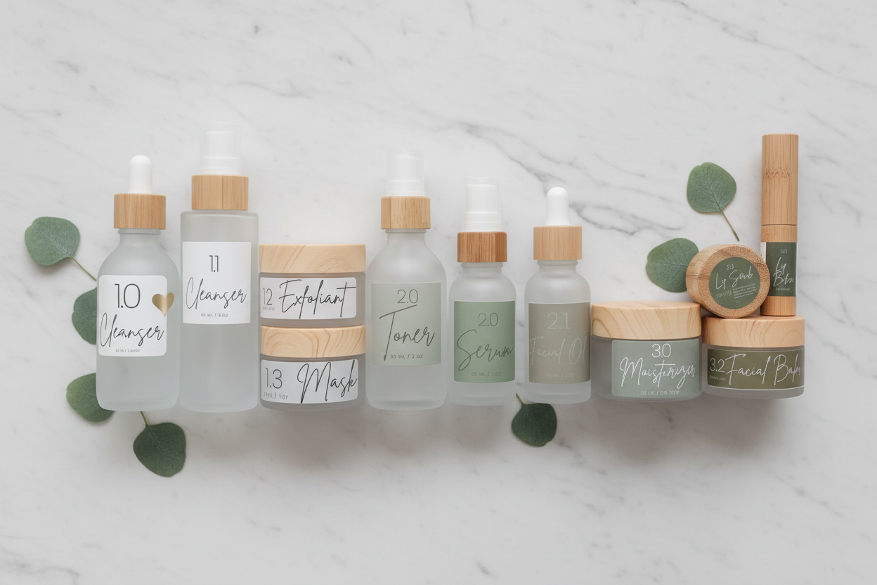 Back Bar – Label Gradient Close-Up