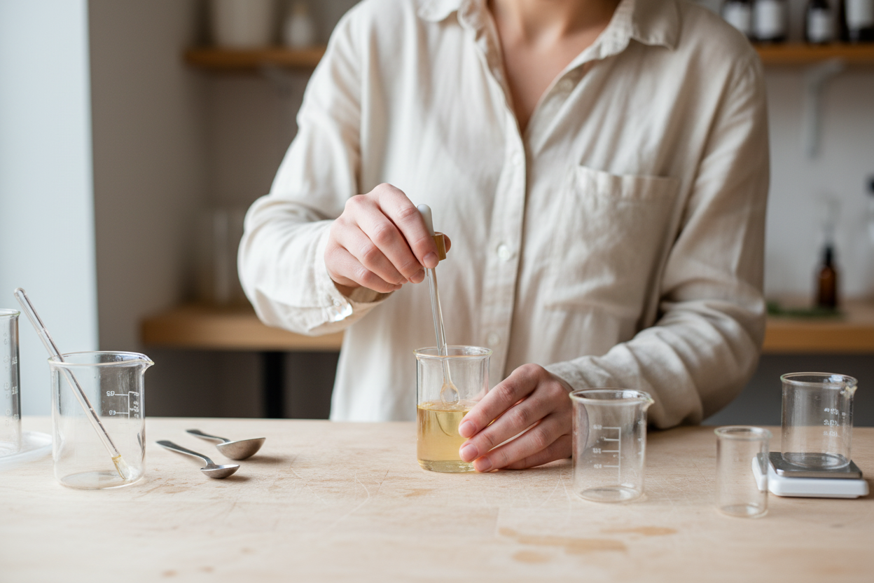 Blending facial oil