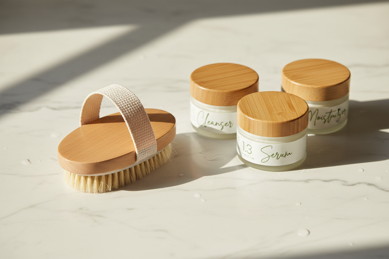 Dry Brush Flat Lay