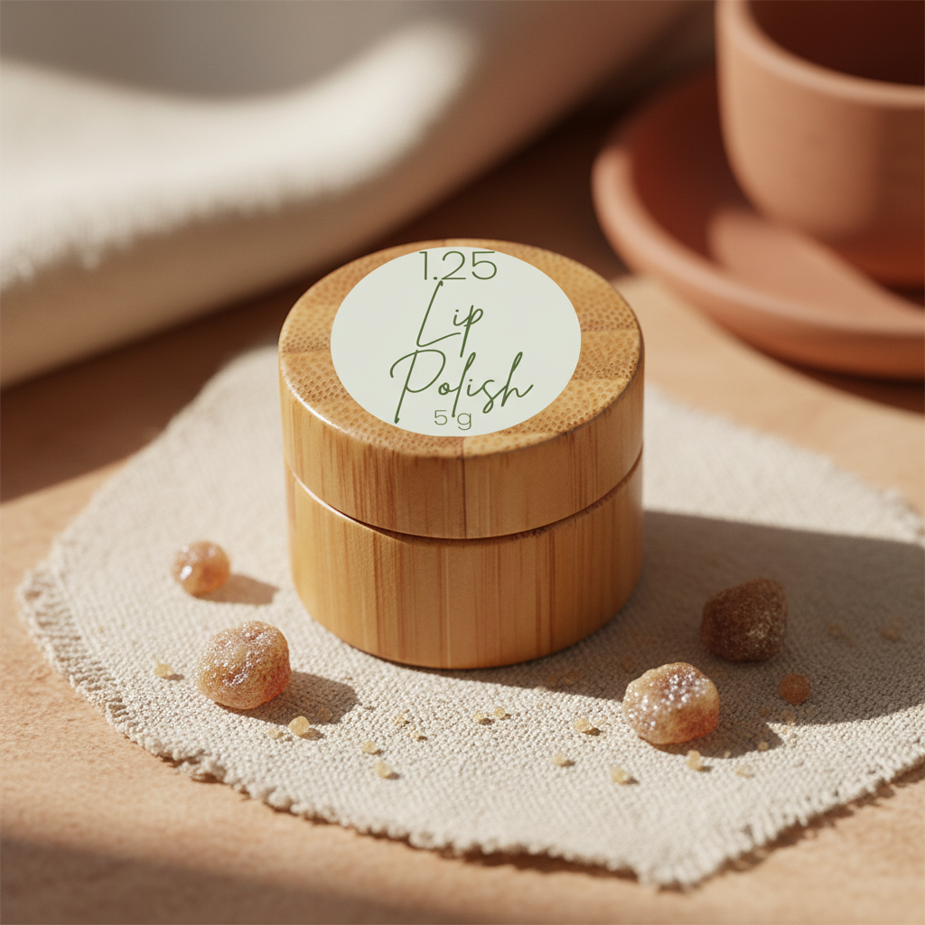 Lip Polish flat lay