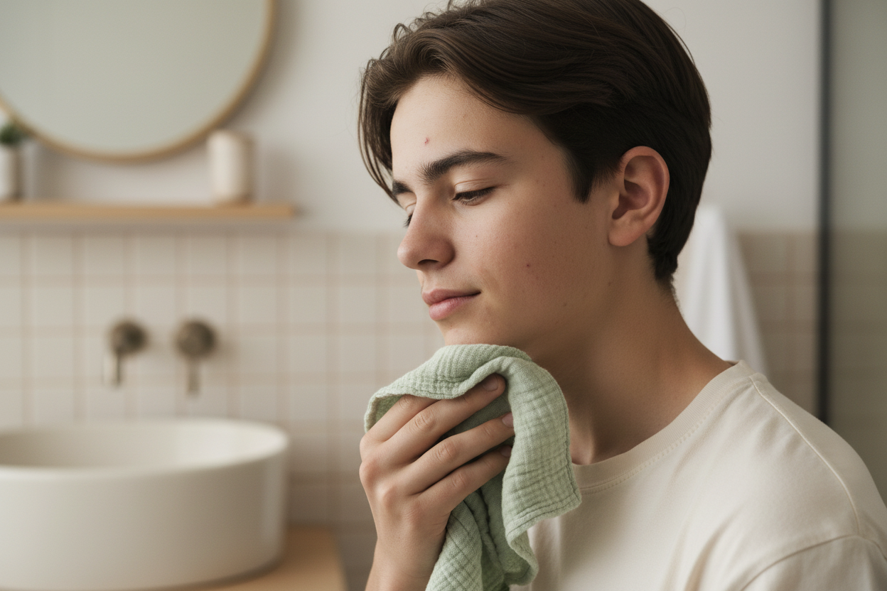 Muslin cloth lifestyle - teenage boy